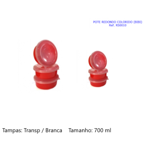 POTE REDONDO BIBI 700ML RS0010