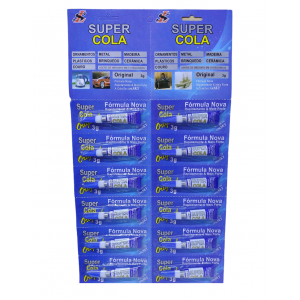 ADESIVO COLA INSTANTANÊA 3 GRAMAS CARTELA C/ 12 UN. XH-9289