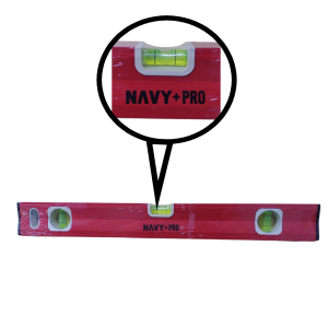 NIVEL DE MÃO EM ALUMINIO MAGNETICO 3 BOLHAS TAMANHO 50CM 24008