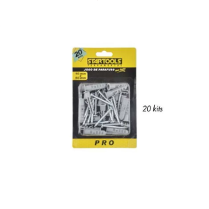 KIT DE PARAFUSO COM BUCHA 10MM COM 20 KITS STARTOOLS AR0276