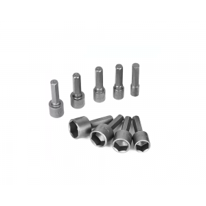KIT DE SOQUETE CANHÃO 9 PCS 13,12,11,10,9,8,7,6,5MM STARTOOLS AR0469