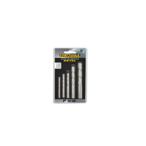 KIT DE BROCAS AÇO RAPIDO METAL C/ 5 PCS  4,5,6,8,10MM STARTOOLS AR0124
