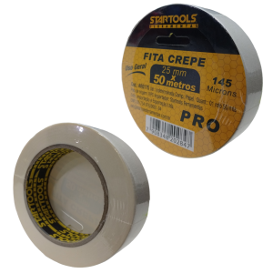 FITA CREPE ROLO 50MT X 25MM STARTOOLS AR0175