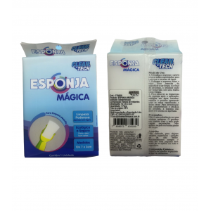 ESPONJA MAGICA10 X 7 X 3 CM CLEAN TECH CT0027
