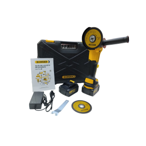 KIT FERRAMENTAS MALETA LIXADEIRA 125 MM  RECARREGAVEL C/2 BATERIAS 21V  BOM-9705