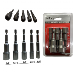 KIT DE SOQUETES  PONTA MAGNÉTICO 1/4