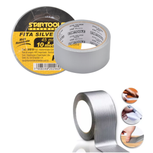 FITA SILVER TAPE 10 METROS X 45MM STARTOOLS AR0181