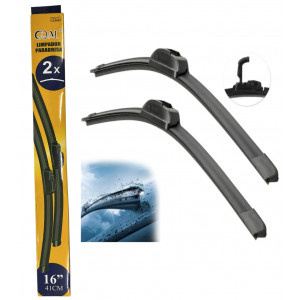 PALHETA LIMPADOR DE  PARABRISA COM 2 PCS 16