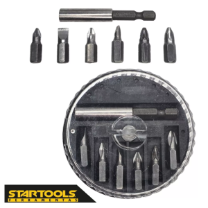 KIT DE BITS 7 PCS P/ PARAFUSADEIRA STARTOOLS AR0405