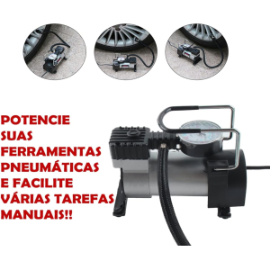 COMPRESSOR DE AR PORTATIL 12V 150 PSI BOM-8902