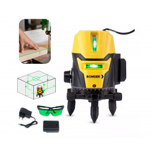 NIVEL A LASER COM 5 LINHAS BOM-6211