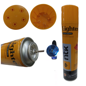 GAS BUTANO REFIL PARA ISQUEIRO 300ML NTK 460891