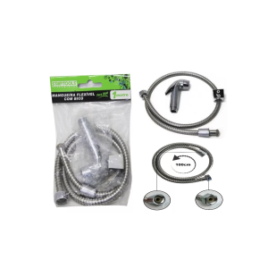 DUCHA COM MANGUEIRA FLEXIVEL BIDE 1 METRO STARTOOLS AR0330