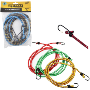 ELASTICO EXTENSOR C/2 PCS 1,5 METROS 7 MM STARTOOLS AR0309