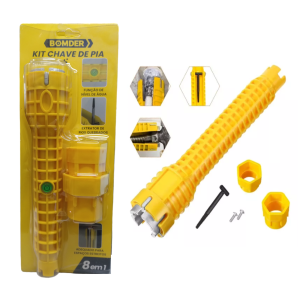 CHAVE HIDRAULICA REPARADORA MULTIFUNCIONAL COM NIVEL BOM-3205