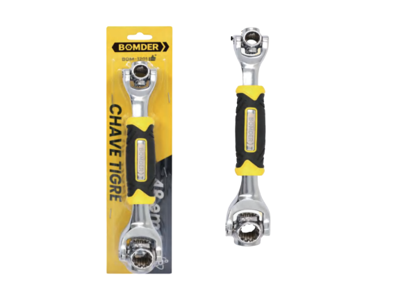CHAVE TIGRE UNIVERSAL 8 EM 1 360º  BOM-1201