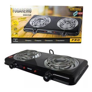 FOGAREIRO ELETRICO 2 BOCA 2000W 220V STARTOOLS AR0539