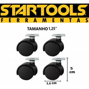 KIT RODIZIO GIRATORIO 1,25