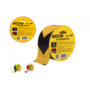 FITA REFLETIVA 5CM X 5 METROS BOM-1311