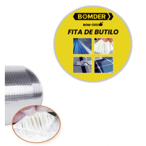 FITA DE BUTILO 1MM X 5CM X 5 METROS BOM-1313