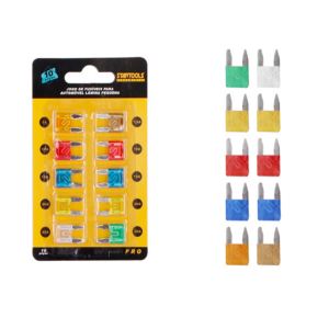 KIT FUSIVEIS P/ AUTOMOVEL LAMINA PEQUENO C/ 10 PCS STARTOOLS AR0445