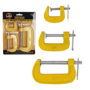 GRAMPO  SARGENTO TIPO C  COM 3PÇS 1