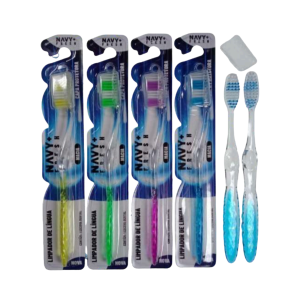 ESCOVA DENTAL MACIA ADULTO C/12 NAVY+FRESH N+4010