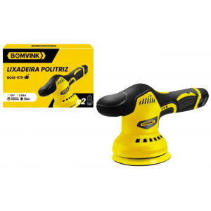 LIXADEIRA POLITRIZ RECARREGAVEL C/2 BATERIAS 12V  BOM-9711