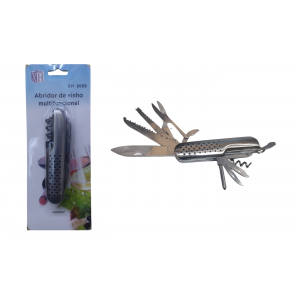 CANIVETE E ABRIDOR DE VINHO MULTIFUNCIONAL  11 FUNÇOES XH-8088