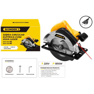 SERRA CIRCULAR ELETRICA 220V 1850W 185MM 7