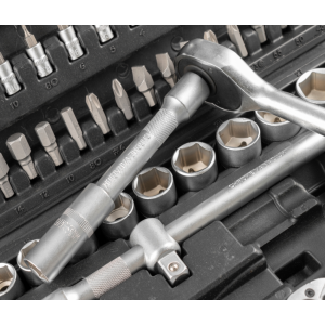 KIT FERRAMENTAS MALETA SOQUETES E CATRACA COM 94 PÇS  EDA 9RN 014865