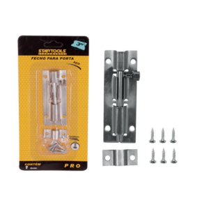 FECHO DE AÇO TRINCO PARA PORTA 3