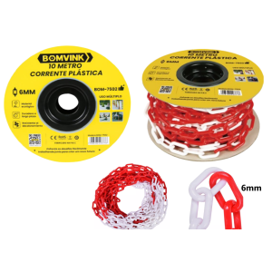 CORRENTE DE PLASTICO DE 10 METROS BOM-7502