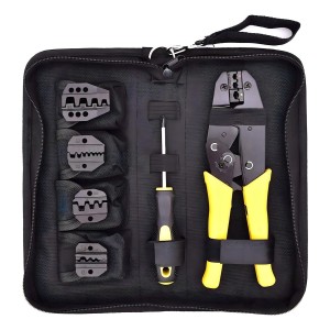 ALICATE PRENSA TERMINAIS MULTIFUNCONAL PARA TERMINAL ILHÓS 8 EM 1 ACT5100