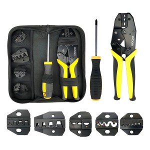 ALICATE PRENSA TERMINAIS MULTIFUNCONAL PARA TERMINAL ILHÓS 8 EM 1 ACT5100