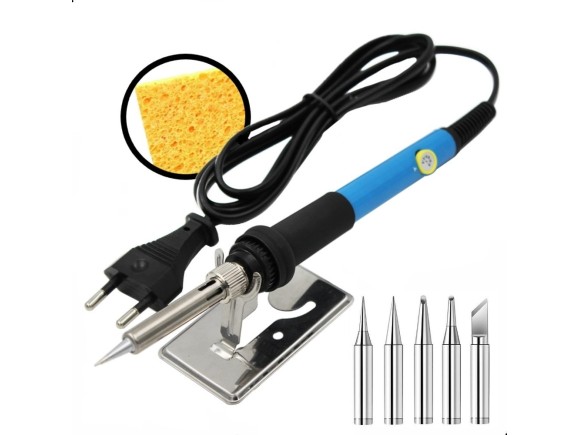 FERRO DE SOLDA 60W 127V AJUSTÁVEL E CONTROLADA 200-450°C 6 NÍVEL C/ 5 PONTAS  FSDO160