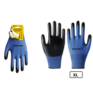 LUVA MULTITATO AZUL PU MONTAGEM MECANICO XL  BOM-7107