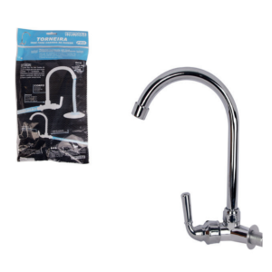 TORNEIRA DE PVC CROMADA  PARA COZINHA DE PAREDE STARTOOLS AR0780