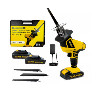 SERRA SABRE PARA PODA  RECARREGAVEL C/2 BATERIAS 21V  BOM-9702
