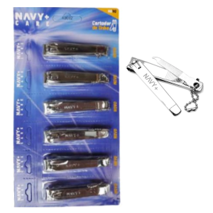 CORTADOR GRANDE DE UNHA NAVY C/6 PCS 43002