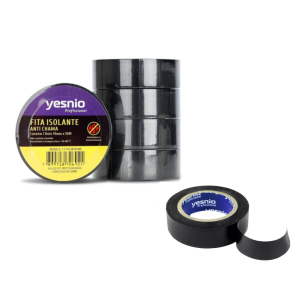 FITA ISOLANTE 19MM X 10M COM 5 UNIDADES PIS381910M