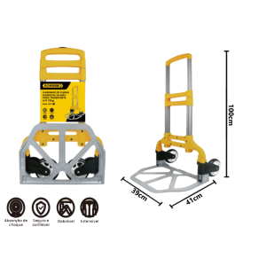CARRINHO DE CARGA DOBRAVÉL ATÉ 75 KG BOM-2861
