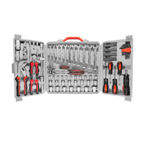 KIT FERRAMENTAS MALETA SOQUETES E CATRACA COM 110 PÇS  EDA 9SR