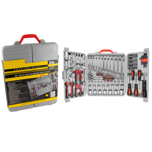 KIT FERRAMENTAS MALETA SOQUETES E CATRACA COM 110 PÇS  EDA 9SR
