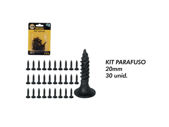 KIT PARAFUSO 20MM  COM 30 UNIDADES STARTOOLS AR0679