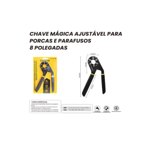 ALICATE CHAVE MÁGICA AJUSTÁVEL 8