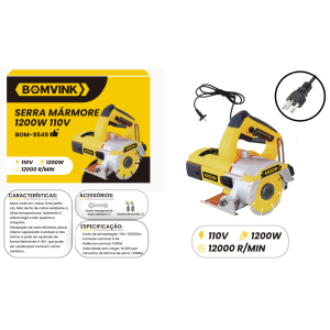 SERRA MÁRMORE  110V 1200W 12000 R/MIM