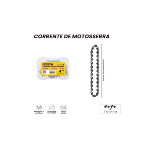 CORRENTE PARA MINI MOTOSSERRA ELETRICA 4' BOM-5620