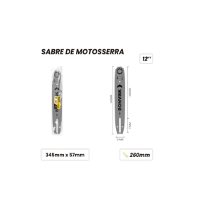 SABRE PARA MINI MOTOSSERRA ELETRICA 12' BOM-5634