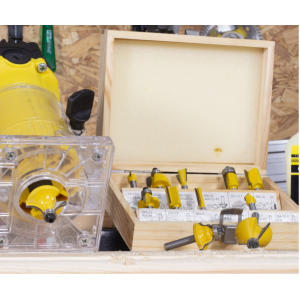 KIT DE  FRESAS PARA TUPIA COM 12 PCS 6MM 9ZP